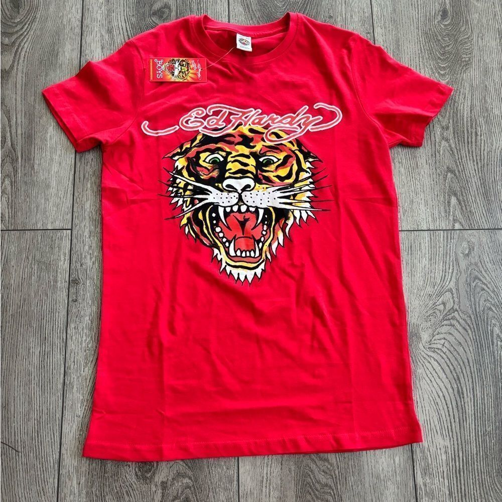 Ed Hardy Kids Red Tiger Tee